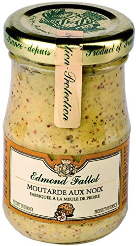 Edmond Fallot - Senf mit Walnuss (Moutarde aux noix) im Glas, 105 g