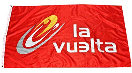 Mountfly La Vuelta de Espana Radfahrer, Spanische Rennen, Spanien, Tourenflagge, 91 x 152 cm