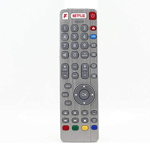 Replacement Remote Control Compatible for Sharp LC-32CHG6021KF 32 Smart LED TV