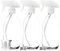 Nomara Organics Clear Glass Spray Bottles with Durable Pumps – Set of 3 x 500mL, BPA-free, Refillable for Laundry, Ironing, Cleaning, Gardening and Plant Watering.