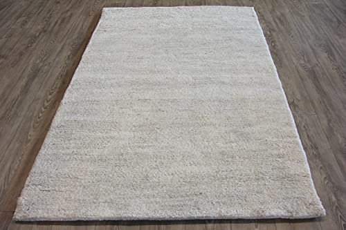 Original Berber Teppich 9 meliert 16/16 Double, handgeknüpft in Marokko, Material: 100% Schurwolle im Flor. (60 x 120 cm)