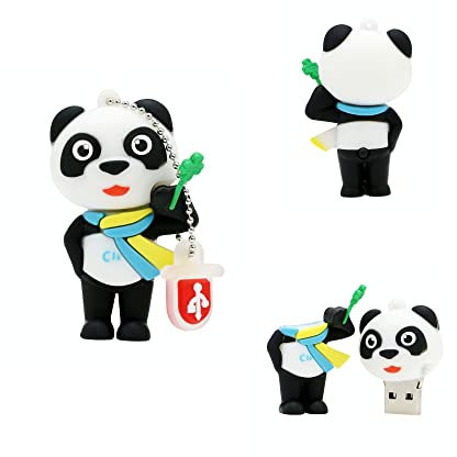 Digital Photo Storage Devices - 16 GB USB Flash Drive - Cool Pen Drive - Storage Drive (Panda)