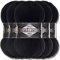 Alize 5 x 100g Superlana Midi Türkische Premium Wolle Baumwolle und Acryl Uni Handstrickgarne | Yarn | Garn | Strickgarn Einfarbig Baby zum Häkeln Stricken Kleidung Schals (Black | 60)