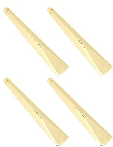 Coshar 4Pcs Mini Makeup Spatula Metal Applicator Tool Massage Spoon for Face And Eye Cream, Facial Massager, Lip Mask, Makeup