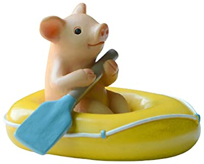 Gemmia Miniatur Fee Garten Schwein Figuren- Gib Dein Bestes Schwein Statue