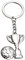 2022 World Cup Football keyring - Personalised Football Trophy Key with Rings, for Car Keychain Hanging Decoration (SL)