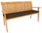 POKAR Bankauflage Bankkissen mit Abnehmbarem Bezug Sitzkissen für Bank Sitzbank Sitzpolster Bankpolster Stuhlkissen Gartenbank (200 x 40 x 5, Braun)