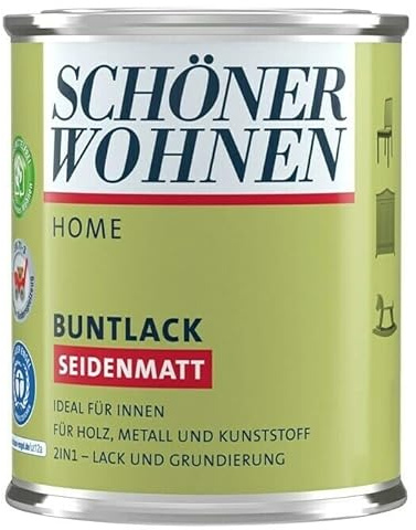 Home Buntlack - Acryllack, seidenmatt 6535 Salbeigrün, 375 ml