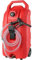 VEVOR Bidon d'Essence sur Roues 16 gal 60 L Réservoir de Carburant Portable Écoulement par Gravité Transfert Carburant pour Essence, Diesel, Huile, Machine, Tondeuse, Voiture, Tracteur, Bateau, Moto