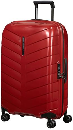 Samsonite Attrix Spinner M, Valigia, 69 cm, 73 L, Rosso (Rosso)