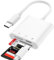 SD Kartenleser USB C SD Card Reader mit Dualer Steckplatz für Micro-SD/TF, USB C Micro-SD Kartenleser, SD-Karten Adapter für Phone 15/16, Galaxy S23/S22, Xiaomi, gleichzeitiges Laden und Kartenlesen