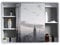 Generisch Badezimmerschrank,Badezimmer-Wandschrank, Badezimmerspiegel, Haushalts-Massivholz, versteckter Badezimmer-Aufbewahrungsschrank, Schiebespiegel, moderner Badezimmerspiegel mit Regal (A)