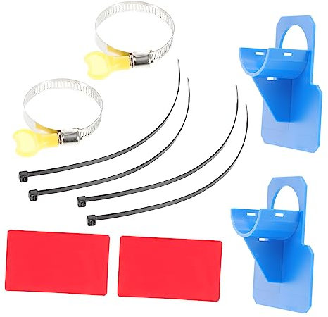 CAXUSD Pool-stützhalterungen Schwimmbadhalter Blaue Halterungen Wasserstütze Zusatzzubehör Kunststoff-schlauchhalterung Kabelbinder Schlauchschellen Poolhalter Schwimmbadstütze