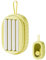 Dishwashing brush with dish detergent dispenser, dish brush base, soft glue frothing roll, soap dispenser brush, 3 in 1, easy to clean, travel soap dish, bowls, pots (yellow)