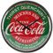 Nostalgic-Art Retro Wanduhr, Ø 31 cm, Coca-Cola – Thirst Quenching Green – Geschenk-Idee für Coke-Fans, Original Lizenzprodukt (OLP), Große Küchenuhr, Vintage Design