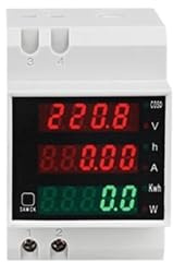 DIN-rail Multi-function Meter D52-2042 D52-2047 Digital LED Voltage Current Active Power Factor Meter AC80-300V 100A MQXFCZUX(D52-2047,AC 200-450V)