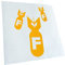 Kiwistar - Autoaufkleber - matt Gelb - 60x47cm Dropping F-Bombs Aufkleber für Auto, Laptop, Fahrrad, LKW, Motorrad mehrfarbig JDM Decal Racing