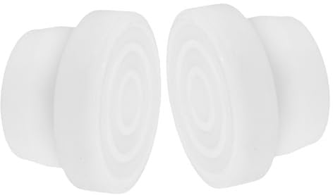 BUGUUYO 2-Pack Pool Ladder Bumpers Inground Pool Stairs Protection Mat Rubber Swimming Pool Ladder Caps Quick Install Modern Design