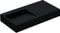doporro Lavabo en fonte minérale Lavabo à poser Anthracite mat Lavabo suspendu Colossum11 Lavabo en fonte minérale (l x P x H) : 100 x 50 x 13 cm