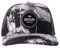 Rip Curl Herren Curve Peak, Structured Trucker Hat, Mesh Snapback Baseball Cap for Men, Adjustable Hut, Schwarz/Weiß, Einheitsgröße