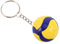 YARNOW Schlüsselanhänger Volleyball Schlüsselanhänger Sport Accessoire Robustes Pvc Fan Blatt Gelb