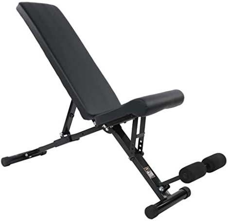 PUFAHAU Foldle Fitness-Hocker, Hantelbank, Sit-Up-Hocker, Flachbank, Rückenlage-Hocker, klappbarer Fitness-Stuhl, Hantelhocker