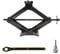 2 Ton Heavy-Duty Scissor Jack Car Lift - Labour-Saving Ratchet Handle & Electric Drill Compatible, Thickened Steel Plate Construction for Cars/SUVs/MPVs, Emergency Car Jack Kit with Lifting Wrench