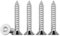 Drenky 50 Stück Holzschrauben Edelstahl 3x25 mm Torx Schrauben Aus Rostfrei A2 V2A Vollgewinde Madenschrauben M3 Spanplattenschrauben Universalschrauben TX10