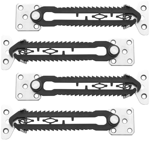SOTECH 4er Set Möbelverbinder Plattenverbinder für Polstermöbel 33-152 mm | Einrastverbindung Sofaverbinder Bettverbinder Tischverbinder