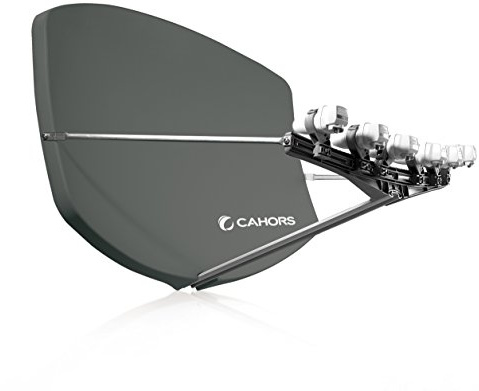 Cahors Big Bisat 90cm SMC multi satellite dish GREY