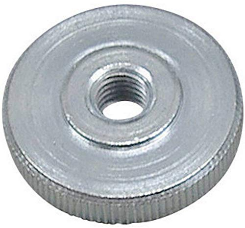 Gerändelte Muttern M4 DIN 467 Stahl verzinkt 10 Stück. TOOLCRAFT DIN 467 – 5 ZN
