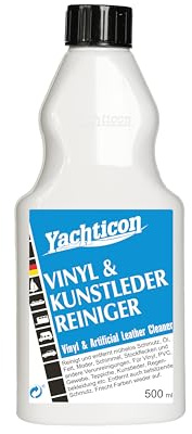 YACHTICON Vinyl & Kunstleder Reiniger 500 ml – effektives Vinyl Shampoo für Polster, Sitze & Oberflächen – entfernt Schmutz, Nikotin & Fett – schonende Pflege für Boot, Auto, Caravan & Haushalt