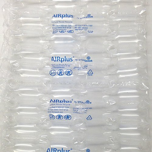 Dekokaufhaus AIRplus® Cushion Luftkissen (400x150mm) Polstern, Verpacken, 4,20 m, 28 Abschnitte mit je 16 Luftkammern, Folie, klar, Verpackungsmaterial - Luftkissen