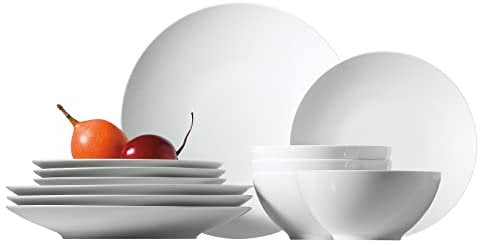 Thomas Loft by Rosenthal Weiss Set 12-teilig/Teller 22, Weiß