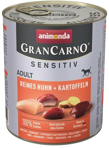 Animonda Gran Carno Sensitiv, Huhn+Kartoffeln 800 g