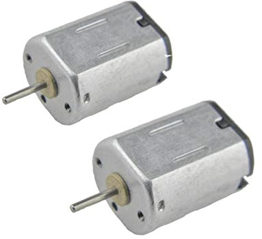 CHANCS of Small DC Motor DC 3.7V speed 23500r/min mini for dc Gear motor DIY Toy Mini USB Fan Science Experiment Appliance with Shaft 2PCS