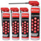PTFE Spray 4x 400 ml - 10 in 1 Schmierspray auf PTFE-Basis Schmiermittel Kettenspray Rostlöser Kriechöl Schneidöl Trennmittel Korrosionsschutz Kontaktspray Zahnradspray Feuchtigkeitsverdränger