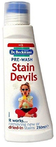 SIX Packs of Dr Beckmann Stain Devils Pre-Wash 250ml