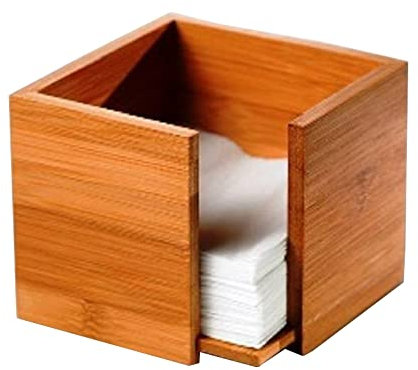 Leone Horeca 426.S0086 Portatovaglioli Bamboo, Marrone chiaro