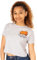 FRIENDS Womens Cropped T-Shirt Central Perk Couch TV Show Merchandise Adult Grey Top for Teens