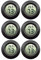 JEDEW 6-pack Hygrometer Thermometer Digital LCD-Monitor für Keller Feuchtigkeits-Messgerät, für Luftentfeuchter der humidifiers babyroom Gewächshaus