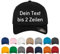 Original-Flexfit Basecap - Baseball Cap mit Wunschtext oder Namen bis 2 Zeilen Bestickt | Trucker Cap mit feiner Bestickung | personalisierte Kappe für Damen & Herren | (L/XL, Orange)