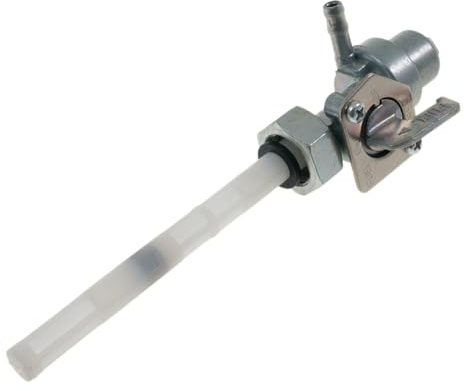 Grifo de gasolina M18x1,5 manual compatible con Daelim VC VS VT VL 125 | Llave combustible: abierto, cerrado y reserva; toma manguera 6 y filtro 10,5 milímetros, ancho 24, número DAE-16950-BA7-9000