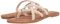 Amazon Essentials Sandalia Plana Tipo Pala con Tiras Mujer, Beige Claro, 39.5 EU