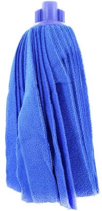 CABLEPELADO - Mocio ecologico in microfibra con strisce piatte, pulizia e igiene, adatto per qualsiasi tipo di pavimento e superficie, colore blu