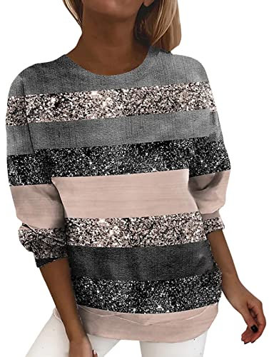 cashmir Pulli Damen Wish online Shop Damen Tunika Gamer Shirt dresswel Pullover Damen sexy Winter Glitzer Jacke Damen Damen Sweatshirt L