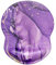 ITNRSIIET Mouse Pad, Ergonomic Mouse Pad with Gel Wrist Rest Support, Gaming Mouse Pad with Lycra Cloth, Non-Slip PU Base for Computer, Laptop, PC, Home, Office & Travel, Purple Abstract Marble