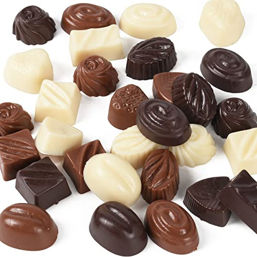 VIOCIWUO 30 Stück künstliche Schokoladenmodell, künstliche | Simulation Schokoladenmassen, lebensechtes Lebensmittelmodell für Zuhause, Küche, Dessert, Laden, Dekoration, DIY, Handwerk