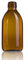 Dioxnatur Botella de Vidrio Ámbar 250 ml. Tapón Cierre de Rosca Hermético. Botella Cristal Rellenable Almacenamiento de Sustancias Líquidas.