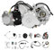 4-Takt Engine Motor, 125cc 4 Takt Elektrischer Start 3+1 Rückwärts, Halbautomatischer, Einzylinder-Viertaktmotor mit Luftfilter für ATV Go-Kart Dirt Bike